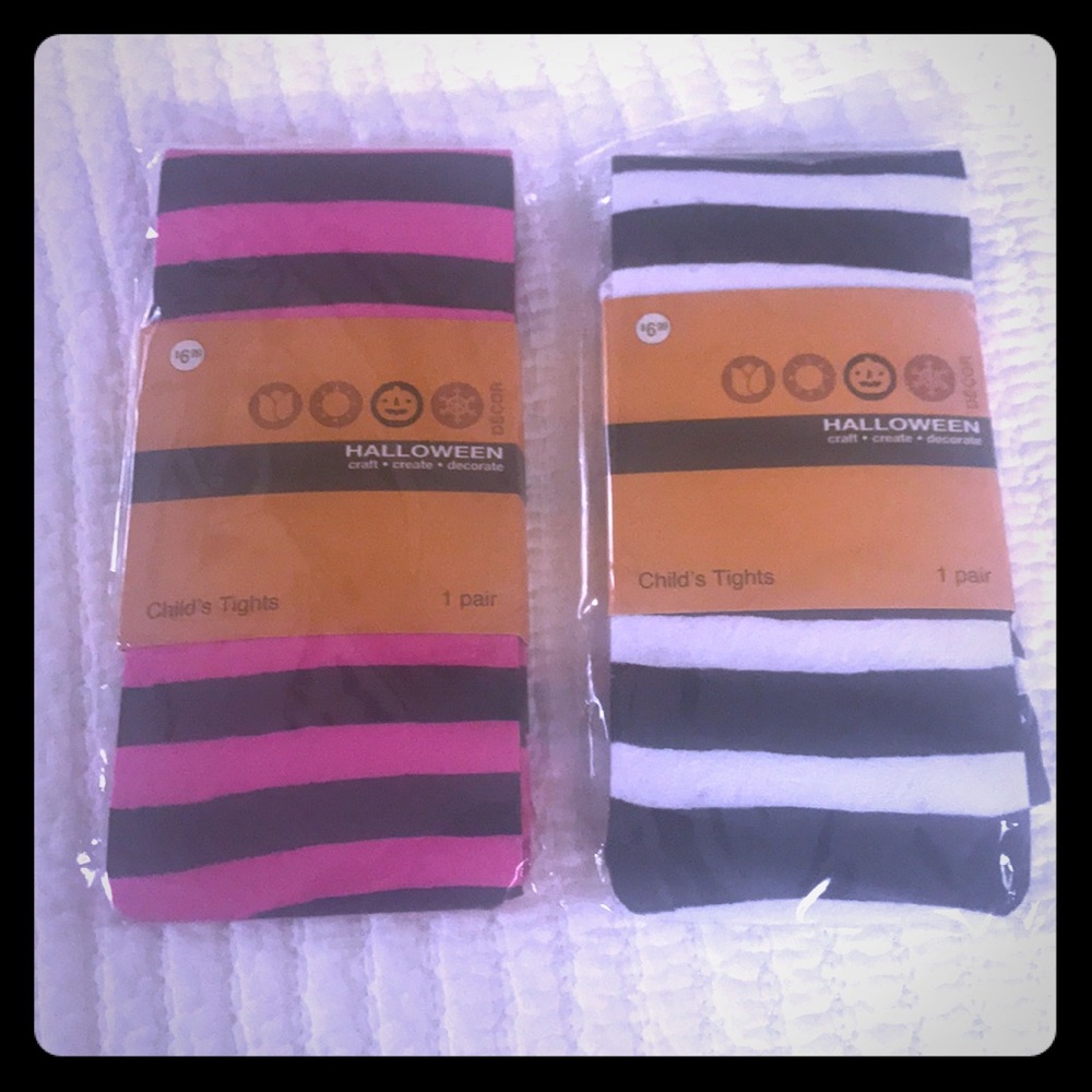 Girls Halloween tights
